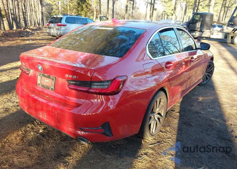 2022 BMW 330I z USA, uszkodzony, nr VIN 3MW5R1J09N8C71326